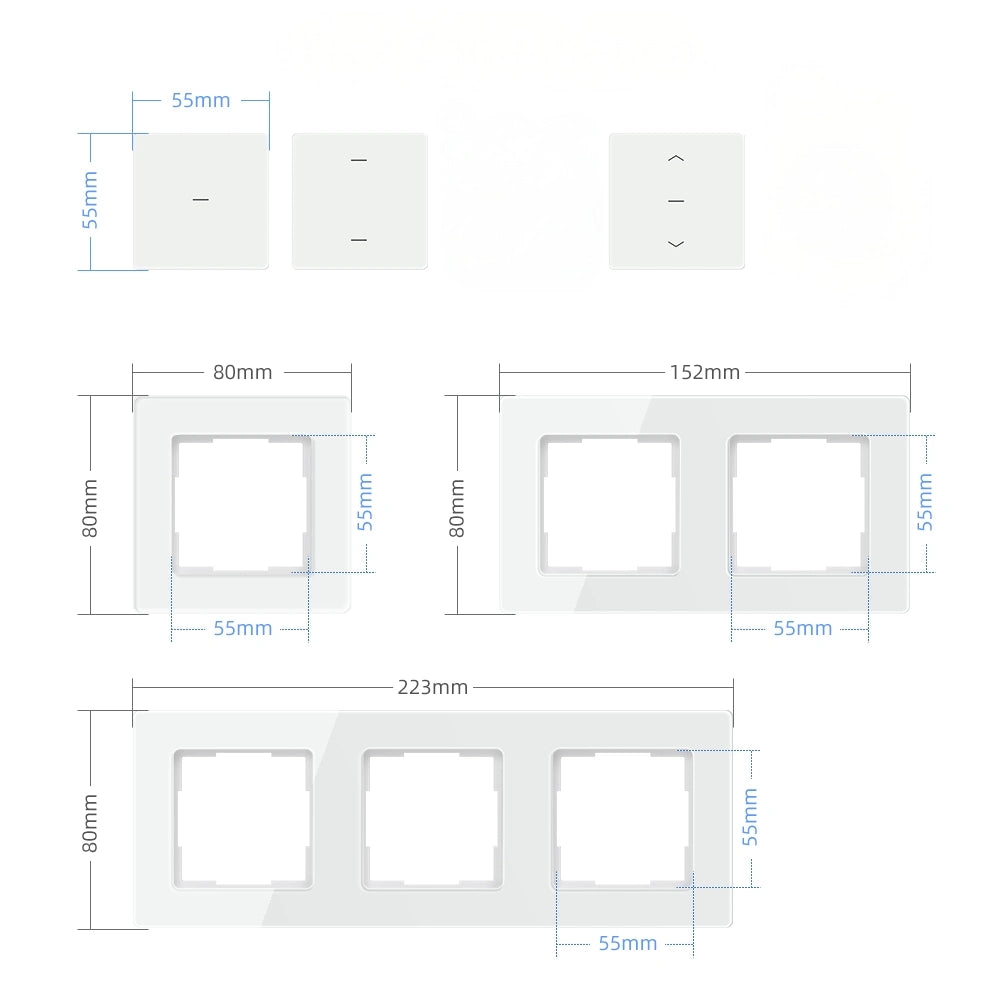 SIRO cover frame Venus 3-way