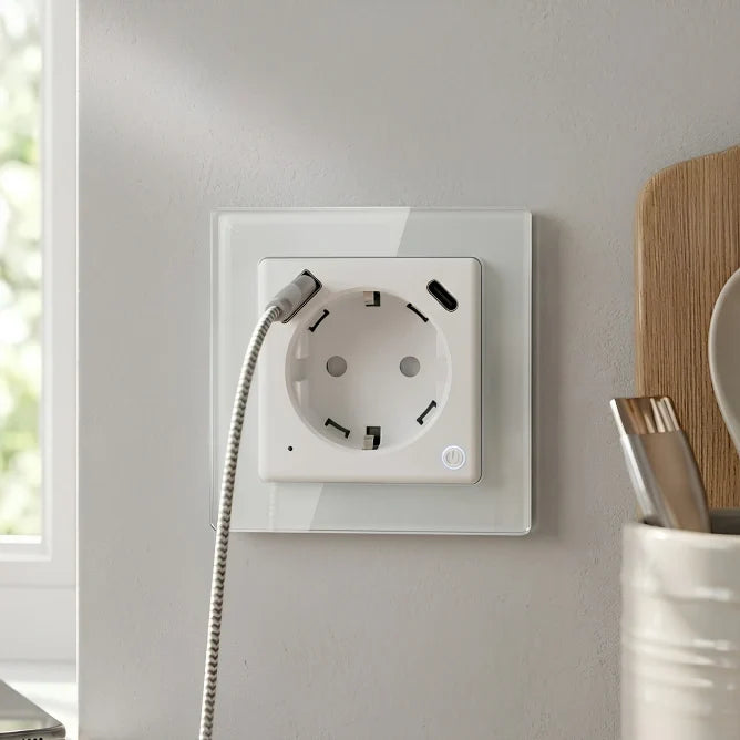Smarter Lichtschalter im Raum
