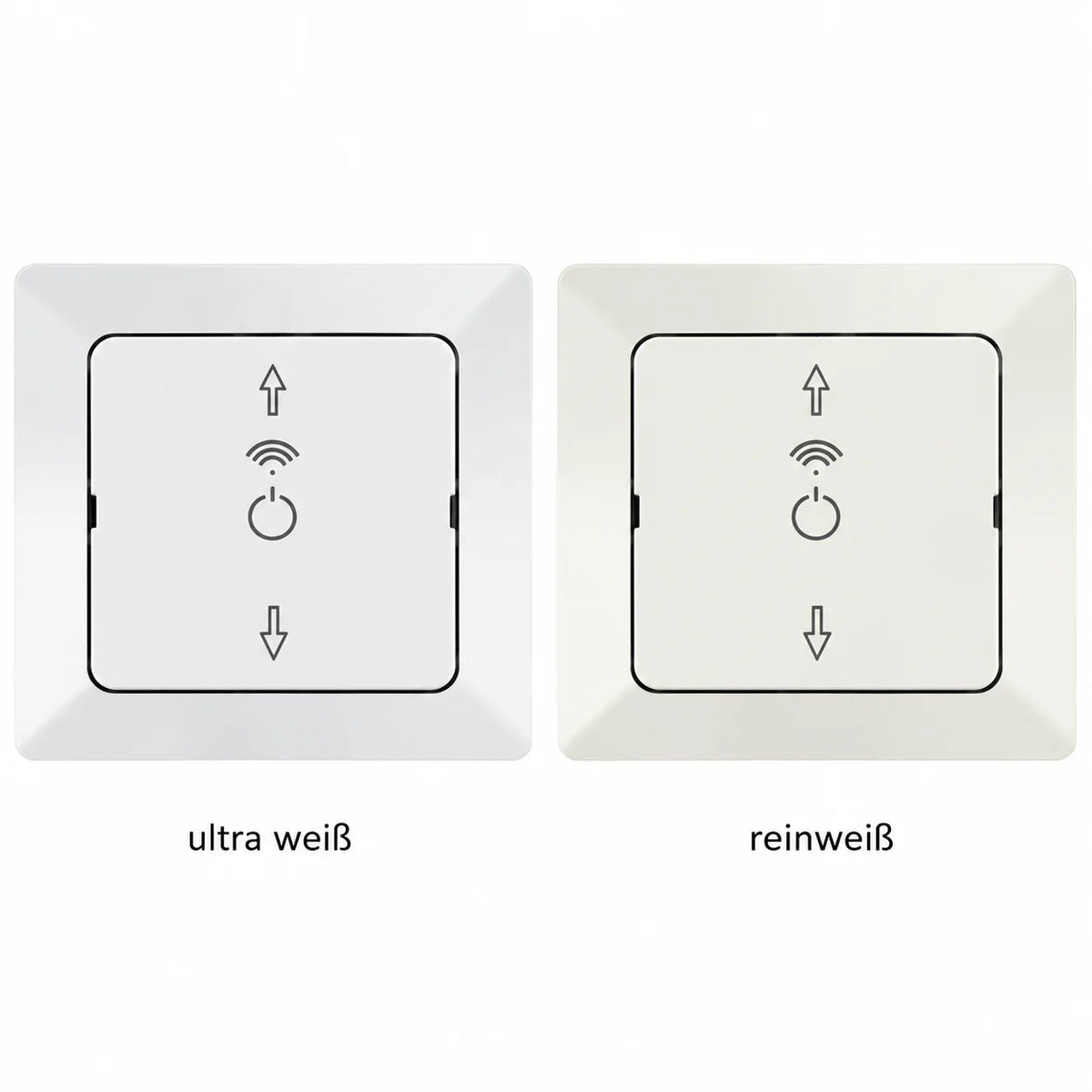 Roller Shutter Switch Merkur Value Pack ultra white