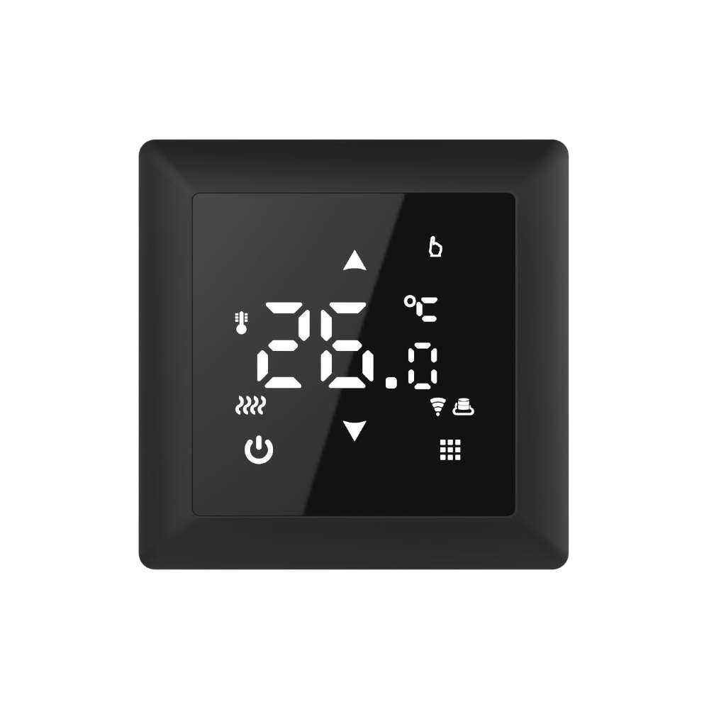SIRO Smart Underfloor Heating Set for 6 Rooms, Black