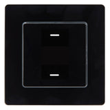 SIRO Smart 2 Kanal Lichtschalter Venus schwarz