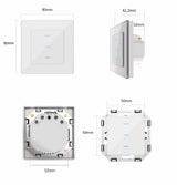 SIRO Smart 3 Kanal Lichtschalter Venus weiß