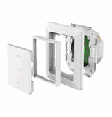 SIRO Smart 3 Kanal Lichtschalter Venus weiß