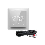 SIRO Smart Raumthermostat für elektrische Fußbodenheizung 4er-Set – mit externem NTC-Temperatursensor und Anschlusskabel
