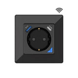 SIRO Smart Unterputz Steckdose Venus mit USB & USB-C schwarz – weitere Ansicht